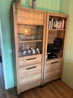 Prachtige wandmeubel smal en vitrinekast, Huis en Inrichting, Kasten | Wandmeubels, Ophalen, Zo goed als nieuw, Minder dan 150 cm