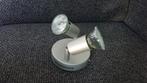 Spotlamp Halogeen RVS duo, Halogeen, Metaal of Aluminium, Ophalen of Verzenden, Zo goed als nieuw