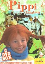 Pippi langkous 6dvd box (rs1), Alle leeftijden, Verzenden, Gebruikt