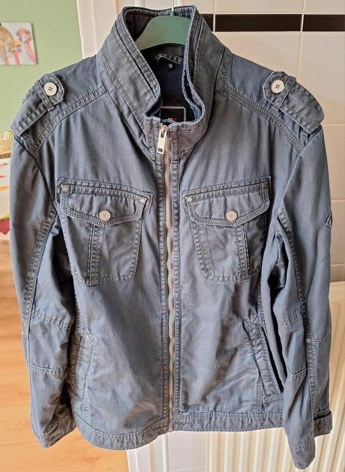 Herenjas in maat XXL met veel verschillende zakken, Kleding | Heren, Jassen | Zomer, Zo goed als nieuw, Overige maten, Blauw, Ophalen of Verzenden