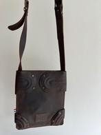 Leren schoudertas, Overige merken, Bruin, Ophalen of Verzenden, Zo goed als nieuw