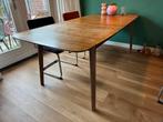 Retro Interstil Deense eettafel 180-220L x 90B x 75H, Ophalen, Gebruikt, 200 cm of meer, 50 tot 100 cm