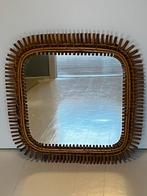 Franco Albini vintage  60er jr. bamboe spiegel, Huis en Inrichting, Woonaccessoires | Spiegels, Gebruikt, Vierkant, Ophalen of Verzenden
