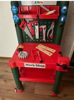 Werkbank met gereedschap en helm kids, Ophalen, Zo goed als nieuw