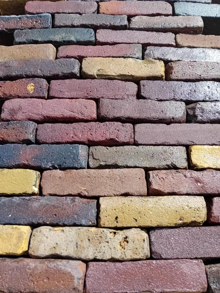 Waalformaat bont genuanceerd (P98), Tuin en Terras, Tegels en Klinkers, Gebruikt, Klinkers, Overige materialen, Ophalen