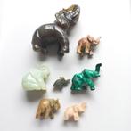 Half edelsteen olifantjes, Ophalen