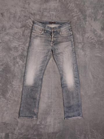 Nudie Jeans Spijker Broek W32 L32 Average Joe Straight Fit beschikbaar voor biedingen
