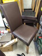 6 Eetkamerstoelen - Houten Onderstel - Opknapper, Ophalen