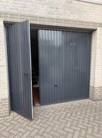 Garagepoort met loopdeur, Ophalen, Gebruikt, Garagedeur, Metaal