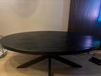 Echt houte ovale tafel, Ophalen, 200 cm of meer, Zo goed als nieuw, Minder dan 50 cm