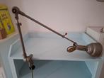 Klemlamp Jielde-stijl Vintage Industrieel, Ophalen of Verzenden, Gebruikt, Metaal, Industrieel