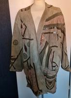 Vintage jas suede en leer., Ophalen of Verzenden, Zo goed als nieuw, Maat 42/44 (L), Bruin