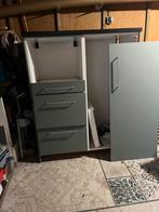 Dubbele Keukenkast met Lades en Ruimte voor Apparatuur, Huis en Inrichting, Keuken | Keukenelementen, Gebruikt, 100 tot 150 cm