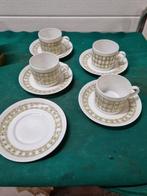 kop en schotels mosa vintage groen decor, Ophalen of Verzenden, 'T Olde Gre-j, Info@toldegrej.nl, Endepoelstraat 20f Didam