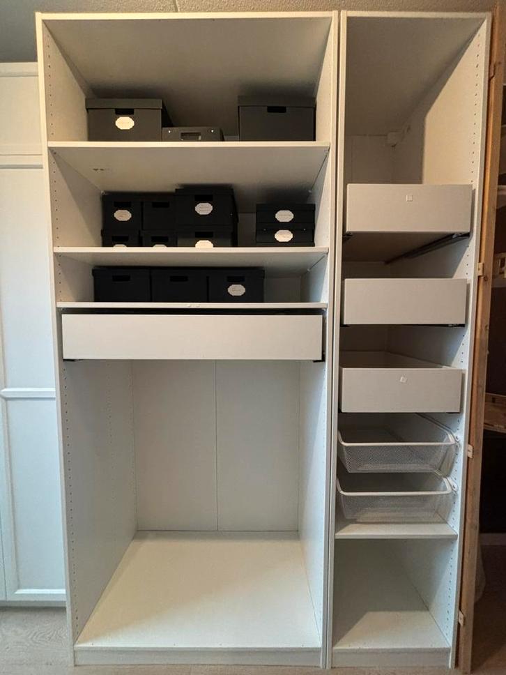 Nieuw! Ikea 3x witte Pax kledingkast incl lades en planken, Huis en Inrichting, Kasten | Kledingkasten, Nieuw, 200 cm of meer
