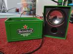 Heineken limited edition mini speakers bierkratjes, Ophalen of Verzenden, Gebruikt