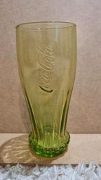 Coca-Cola Glas Groen Vintage, Ophalen of Verzenden