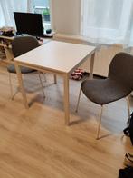 Extendable Dining Table + 2 Chairs – Great Condition, Ophalen, 50 tot 100 cm, Zo goed als nieuw, Rechthoekig