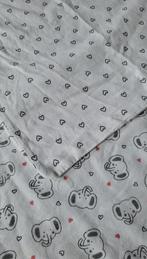 Kastopruiming: Dekbedovertrek 100x135 - Schattige Print!, Kinderen en Baby's, Ophalen of Verzenden, Zo goed als nieuw