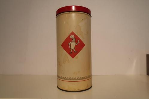 Bolletje vintage beschuitblik, Verzamelen, Blikken, Gebruikt, Beschuit, Bolletje, Ophalen of Verzenden