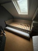 Een persoon bed met uitschuif bed, Ophalen, 90 cm, Eenpersoons, Zo goed als nieuw
