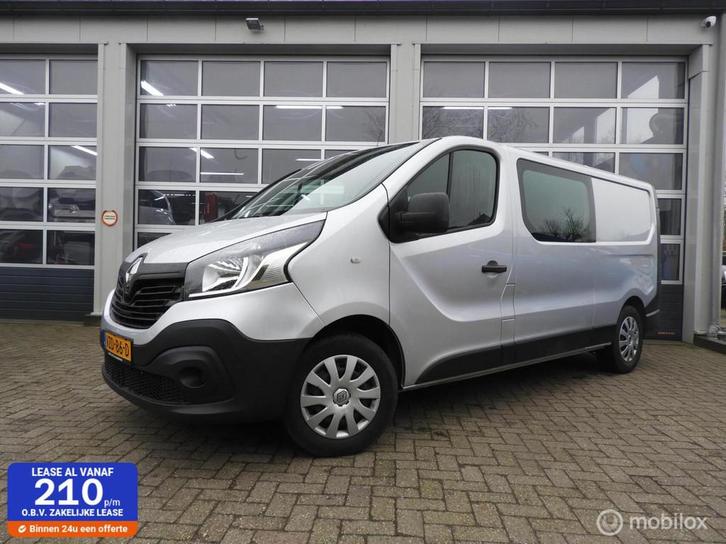 Renault Trafic bestel 1.6 dCi Dubbele Cabine , Isofix, Auto's, Bestelauto's, Bedrijf, Te koop, ABS, Airconditioning, Alarm, Bluetooth