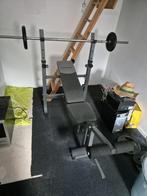 Fitness set - Combi Bench press / Leg extension, Sport en Fitness, Ophalen, Gebruikt, Krachtstation, Metaal