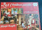 Kerstpuzzel 2 in 1,, Ophalen of Verzenden, 500 t/m 1500 stukjes, Zo goed als nieuw, Legpuzzel