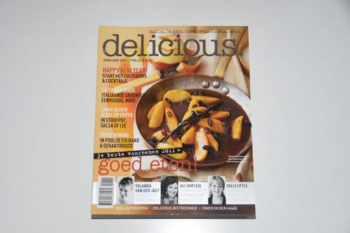 Delicious tijdschrift 2011 incl. Kerst nummer, Boeken, Tijdschriften en Kranten, Zo goed als nieuw, Ophalen