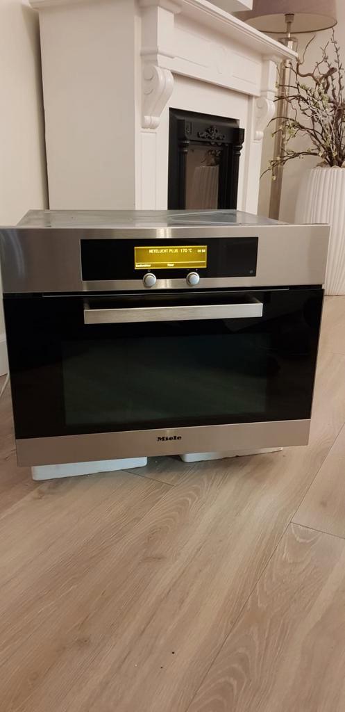 Luxe miele combi oven magnetron H4060BM, Witgoed en Apparatuur, Ovens, Zo goed als nieuw, Inbouw, Oven met grill, 45 tot 60 cm