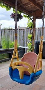 Baby/peuterschommel en poppenwagentje, Ophalen, Gebruikt