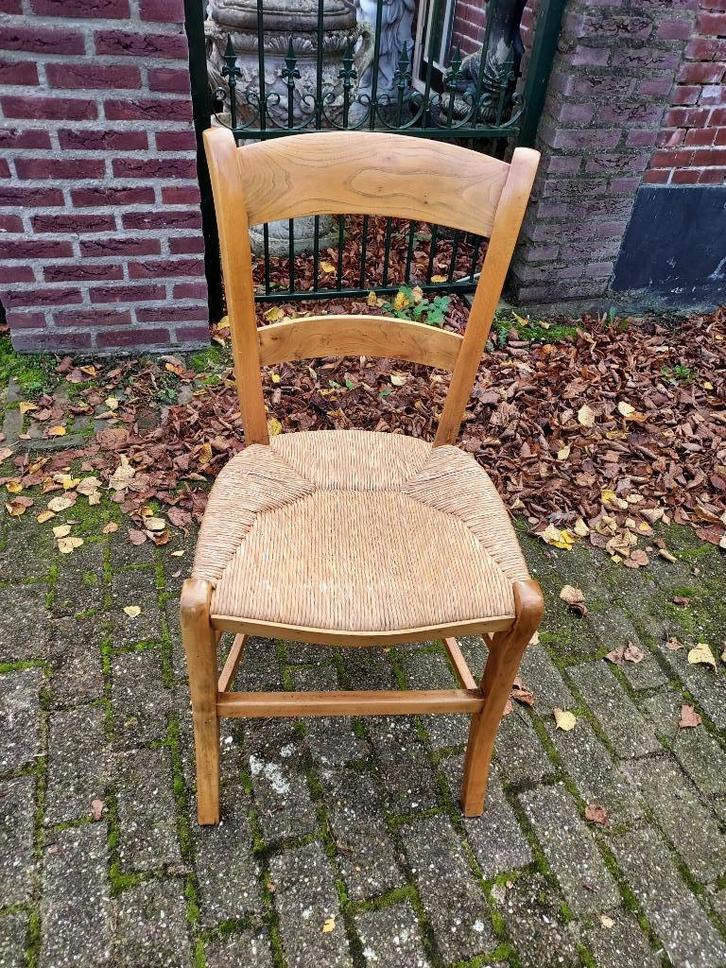 Antieke licht eiken Deventer stoel., Antiek en Kunst, Antiek | Meubels | Stoelen en Banken, Ophalen