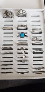 IXXXI ringen maat 19,5, Sieraden, Tassen en Uiterlijk, Ringen, Ophalen of Verzenden, Zo goed als nieuw, Zilver, Zwart