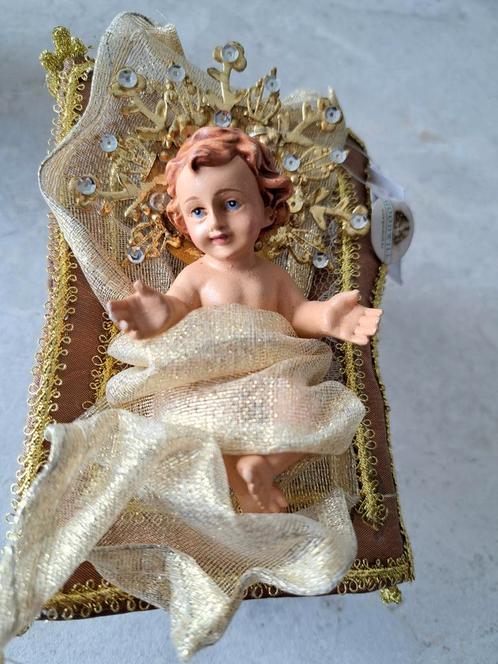 nieuw GOODWILL Jezus in Kribbe goud, Verzamelen, Beelden en Beeldjes, Nieuw, Religie, Ophalen of Verzenden