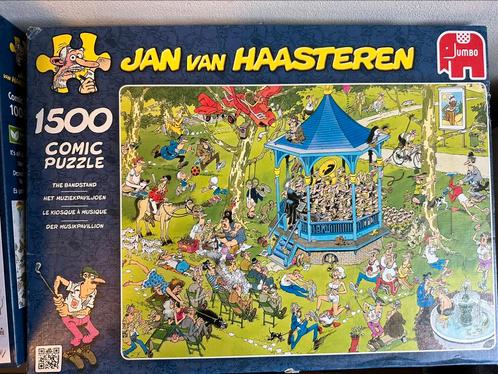 Jan van Haasteren 1500 stuks diverse, Hobby en Vrije tijd, Denksport en Puzzels, Zo goed als nieuw, Legpuzzel, 500 t/m 1500 stukjes