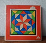 Vintage Tofa houten mozaïek stukjes in originele doos, Kinderen en Baby's, Speelgoed | Kinderpuzzels, Ophalen of Verzenden, Gebruikt