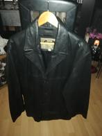 Leren jas * echt leer* in zeer goede staat*, Kleding | Heren, Jassen | Zomer, Ophalen, Zo goed als nieuw, Maat 48/50 (M), Zwart
