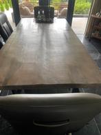 Grote Eethoek tafel Mango hout te koop, Ophalen, 100 tot 150 cm, 200 cm of meer, Zo goed als nieuw