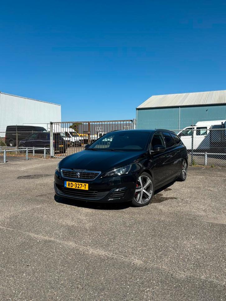 Peugeot 308 2.0 HDI GT 2015 Zwart, Auto's, Peugeot, Particulier, Diesel, C, Stationwagon, Automaat, Geïmporteerd, Zwart, Voorwielaandrijving