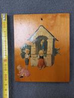 religieuze afbeelding in "Hummel" style opo hout, Ophalen of Verzenden, Kaart of Prent