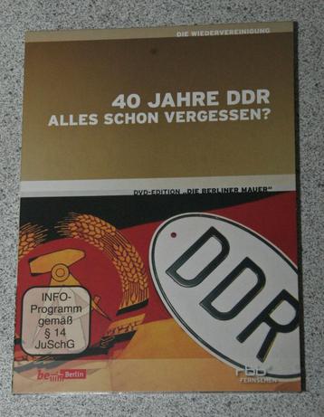 40 Jahre DDR.  Alles schon vergessen?  originele DVD beschikbaar voor biedingen