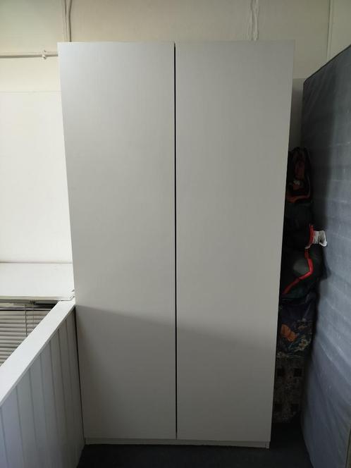 Witte kledingkast van Ikea (PAX), Huis en Inrichting, Kasten | Kledingkasten, Zo goed als nieuw, 200 cm of meer, 100 tot 150 cm