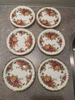 Royal Albert Old Country Roses Gebaksbordjes - 6 stuks, Huis en Inrichting, Keuken | Servies, Ophalen of Verzenden, Zo goed als nieuw