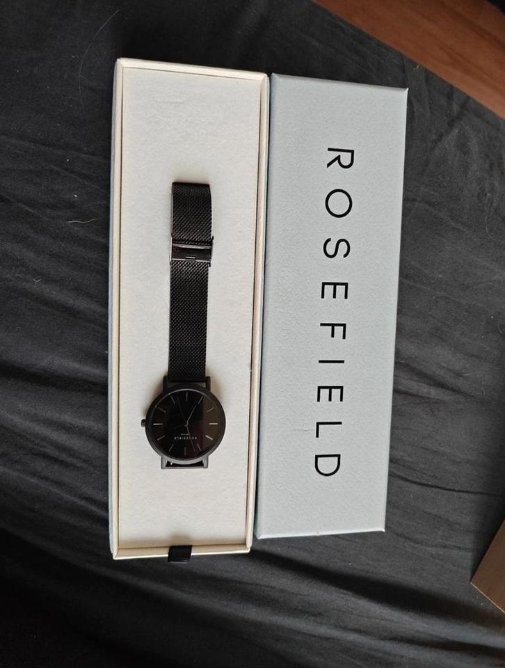Rosefield horloge, Sieraden, Tassen en Uiterlijk, Horloges | Dames, Gebruikt, Overige merken, Staal, Ophalen of Verzenden