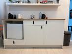 Keukenblok / Onderkast Keuken, wit, Ophalen, Gebruikt, 150 tot 200 cm, Met lade(s)