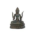Antiek Driegezicht Avalokiteshvara Beeld, Ophalen of Verzenden, Gebruikt