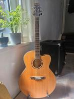 Fremont BJ-75CE Jumbo Semi-akoestische gitaar, Ophalen, Gebruikt, Western- of Steelstringgitaar, Met koffer