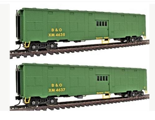 Walthers H0 932-24166 - 2x 50' Conversion Express Car in ovp, Hobby en Vrije tijd, Modeltreinen | H0, Nieuw, Wagon, Gelijkstroom