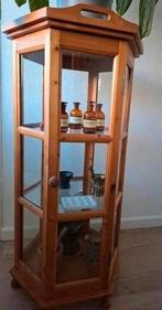 vitrine/thee kastje, Ophalen, Met plank(en), Gebruikt, 100 tot 150 cm