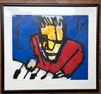 Herman Brood - IK-pianist Zeefdruk, Antiek en Kunst, Ophalen